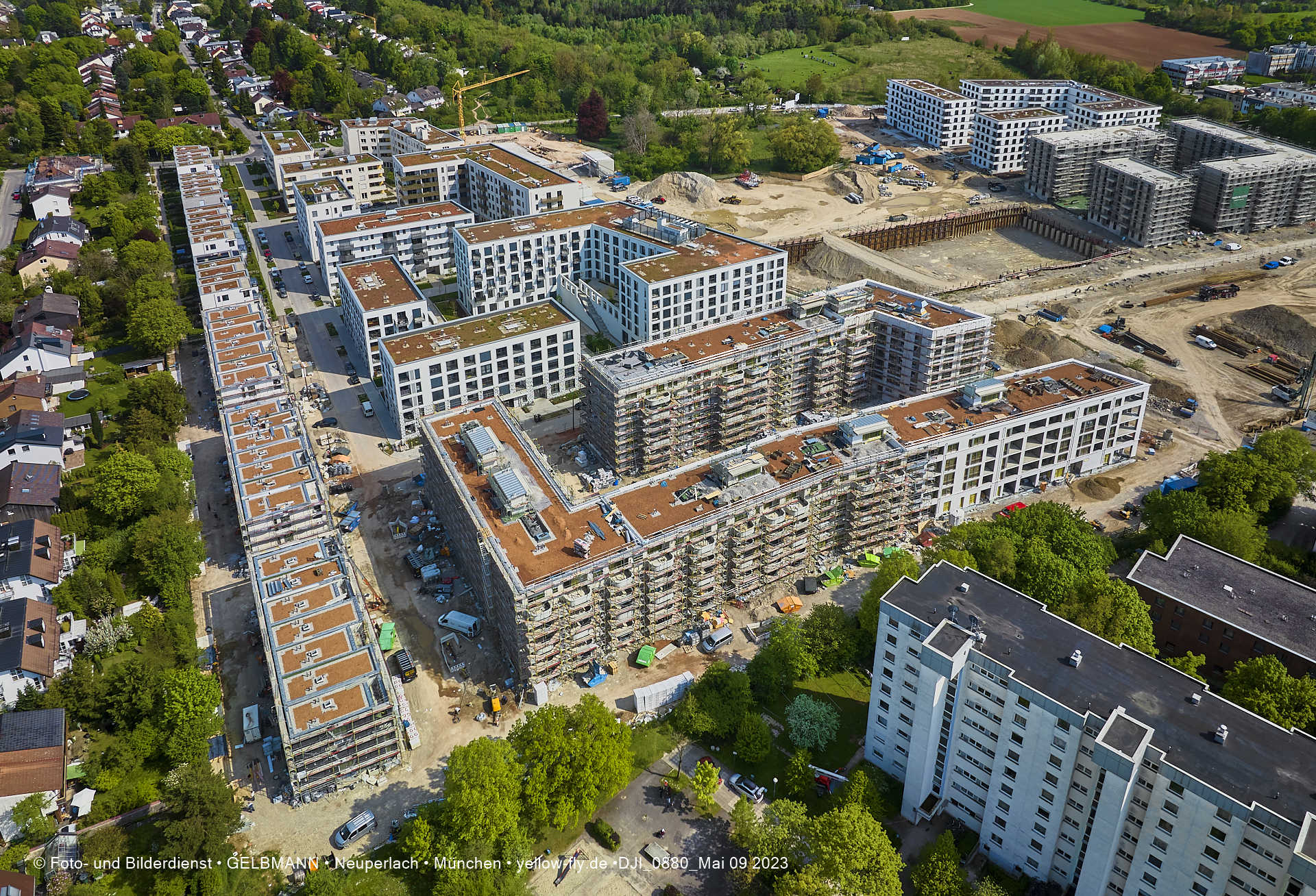 09.05.2023 - Baustelle Alexisquartier und Pandion Verde in Neuperlach